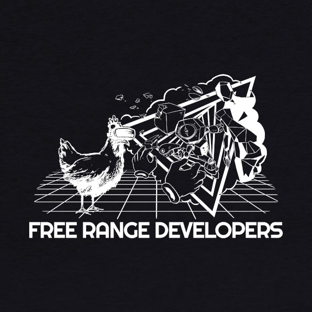 Free Range Developers (White) by FreeRangeDevPDX